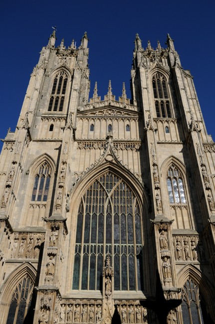 The west front of Beverley Minster