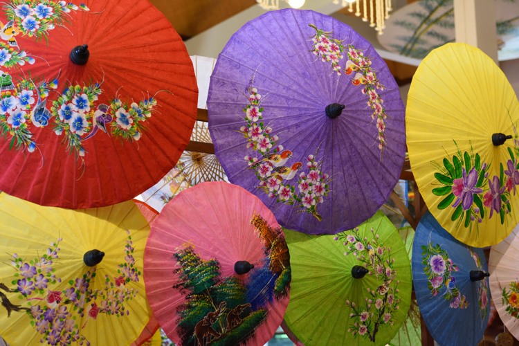 Paper umbrellas