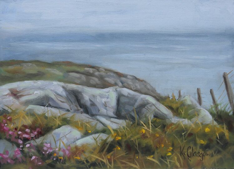 Torr No. 23 – Torr Head, County Antrim, oil painting by Keith Glasgow