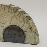 sunset<br>raku fired stoneware, height 107mm