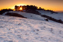 Winter Sunset Penbury Knoll