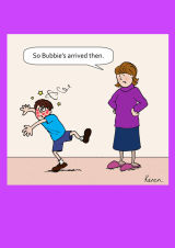 Blank - Bubbie arrives