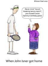 Record Breaking Tennis Match