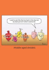 Middle aged dreidels