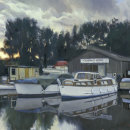 Evening Boatyard