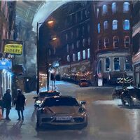 Porsche outside Crown Pasada