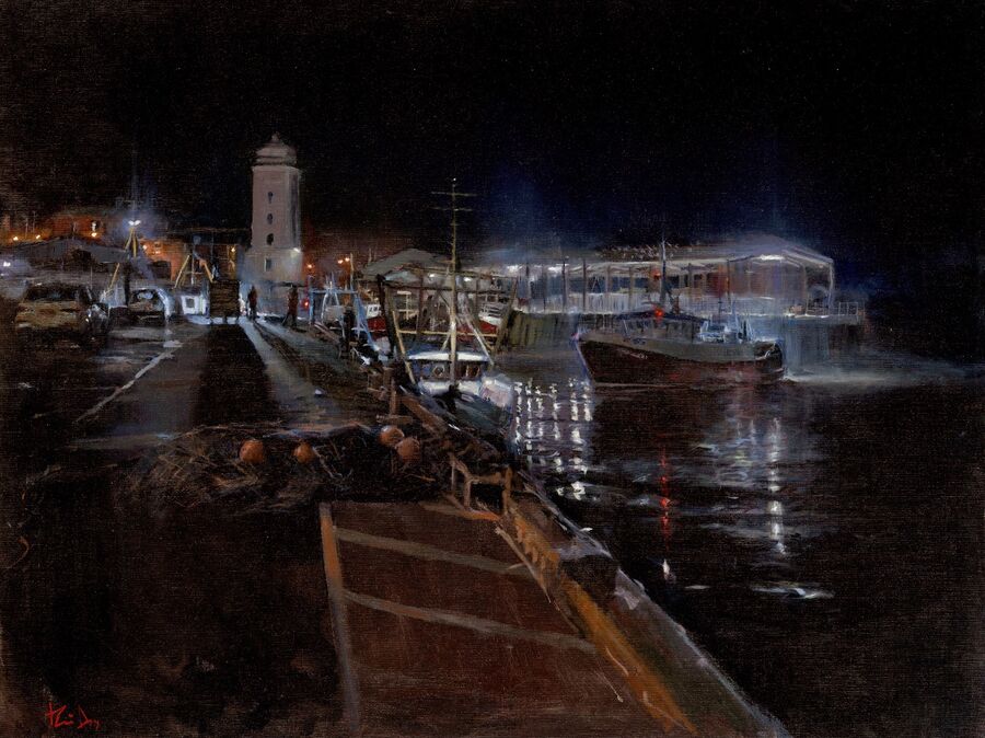 Night Landing, Fish Quay