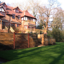 Family Garden, New Build House, Surrey