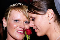 Rose between two thorns (only joking)