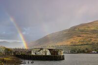 Rainbow on Loch Long