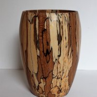 161007 Spalted Beech Vase SOLD