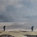 Beachcombers, monotype, 2018