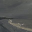 Dunwich Beach - monotype 2016 Shown Solo Show Snape Maltings