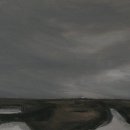 Sizewell from Minsmere - Oil on board 2016