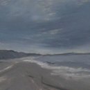 Towards Dunwich - monotype 2016 Sold Garage Gallery Aldeburgh