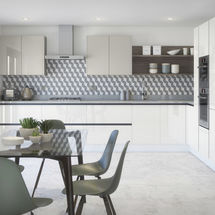 mode white and grey gloss doors by kitchens insynk ltd solihull