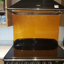 Glass Splashback Colour-Matched Colour-matche Glass splashback kitchens insynk ltd