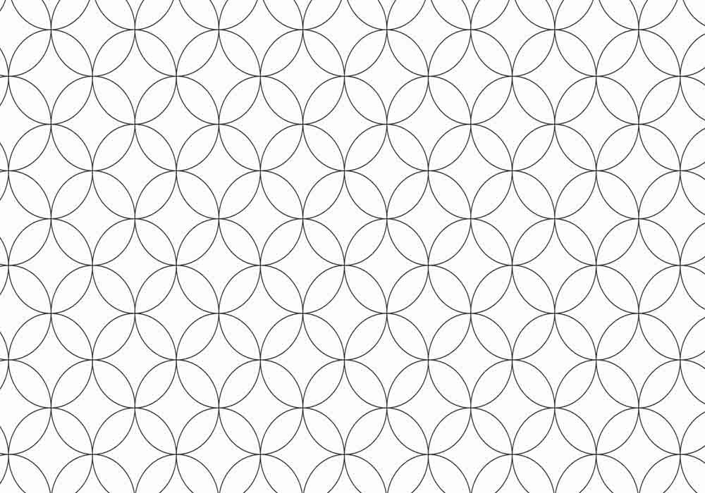 Vista Splashback - Roulette Curves White - Matt finish MDF - Reverse of Herringbone Whitewash