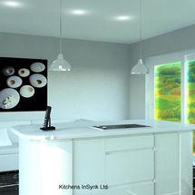 White Remo Units White Remo units designed and installed by kitchens insynk ltd