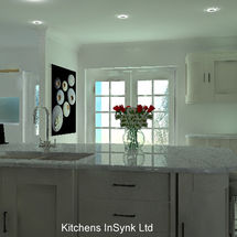 Luxury Island in Quartz Worktops luxury kitchen design by kitchens insynk ltd solihull