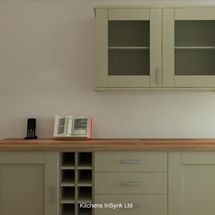 Alabaster Base & Wall Units Kitchen design by kitchens insynk ltd solihull