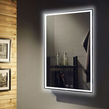 Tunable Bathroom LED Mirror with Demister sy9008 Tunable LED Mirror with Demister for bathroom kitchens insynk ltd