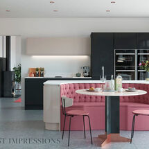 Welford J-Pull - Graphite & Savanna - Gloss finish welford range in Graphite & Savanna matt and gloss finish - kitchens insynk ltd barnacle