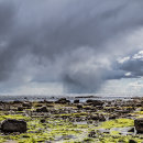 Stormy skies looking towards Ailsa Craig