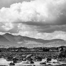 Rain clouds over Isle of Arran