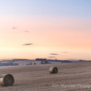 Beautiful colours during a Yorkshire Wolds sunset