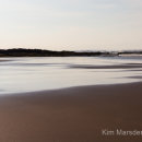 Late evening light on Bamburgh beach
