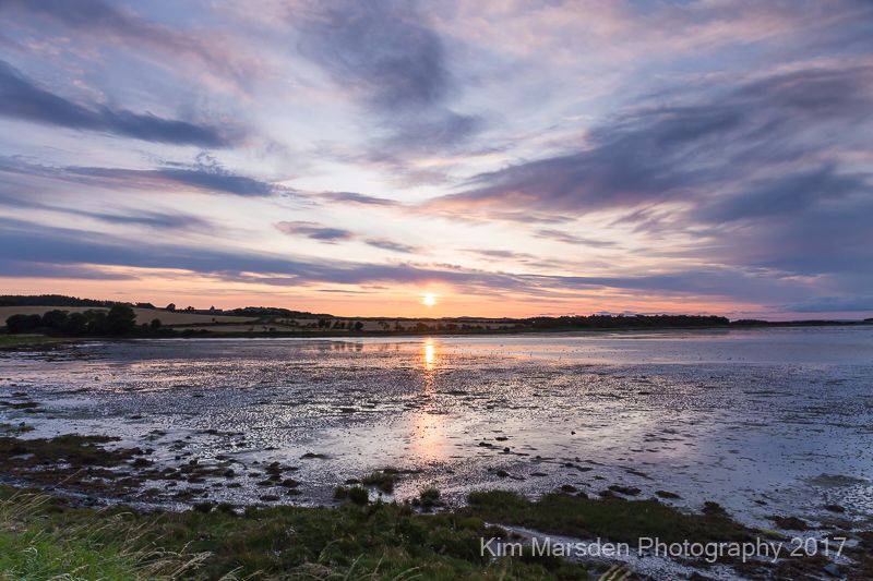 Budle Bay sunset