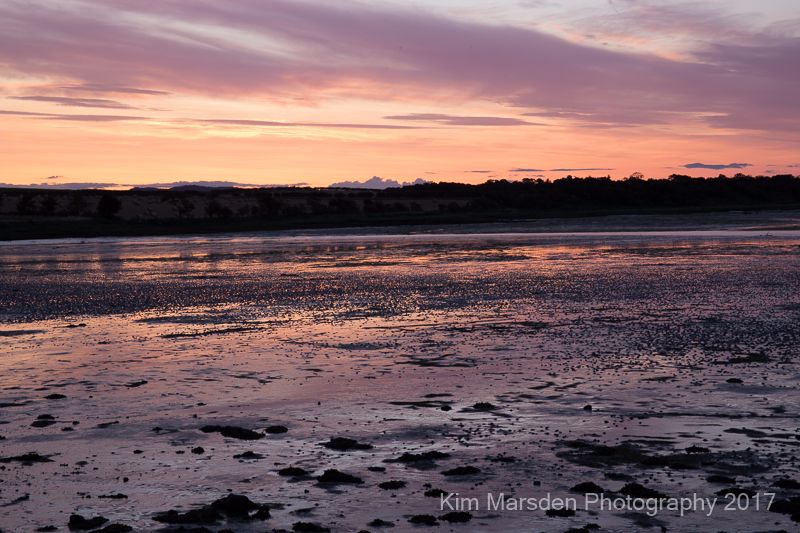 Budle Bay sunset