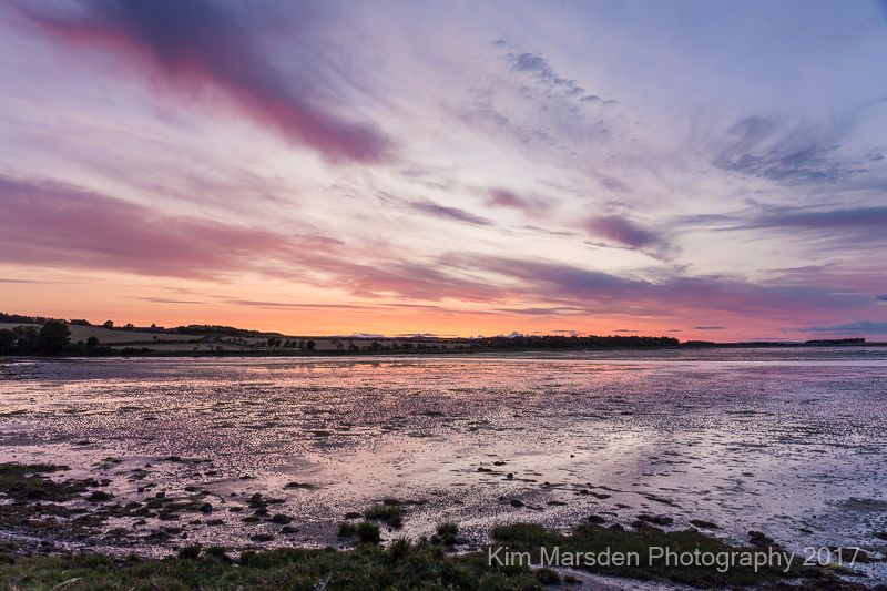 Budle Bay sunset