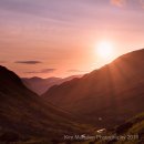 Sunsetting over Honister Pass