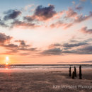 Sunset over the Solway Firth - Allonby Bay