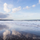 Reflections on Whitby beach