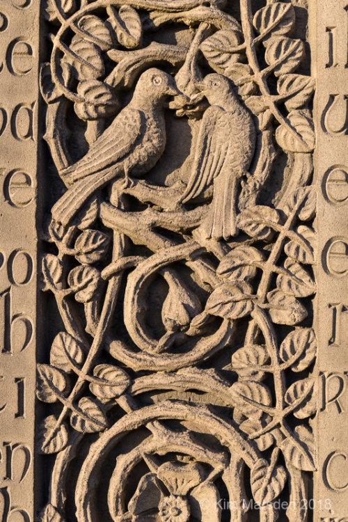 Caedmon’s Cross, St Mary's Church, detail - Whitby