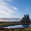 Whitby Abbey in late evening light