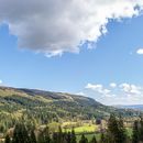 Towards Holy Loch from Benmore Botanic Gardens (Pano)