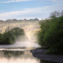 Mist rising