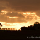 Sunset over Haveringland Parish Church, Norfolk