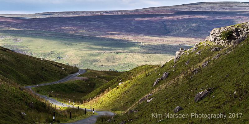 Shade & light overlooking Swaledale from Oxnop Ghyll