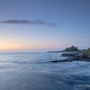 Bamburgh Castle in pre dawn light
