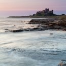 Pre dawn colours over Bamburgh Castle