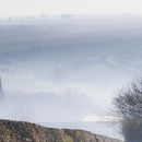 Warter in the early morning mist