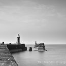 Whitby Pier calm & quiet