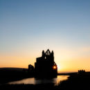 Whitby Abbey sunset 1