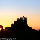Whitby Abbey sunset 2