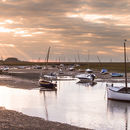 Sunset over Burnham Overy Staithe Panorama2